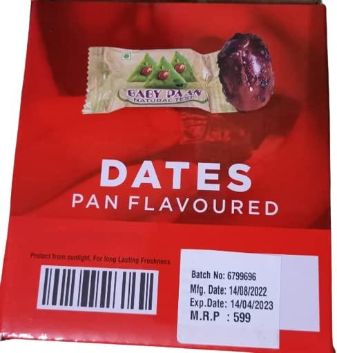 Medigo Sweets Baby Paan Mouth Freshener Chocolate Khajoor Flavored Candy (1 Box-60 pcs)