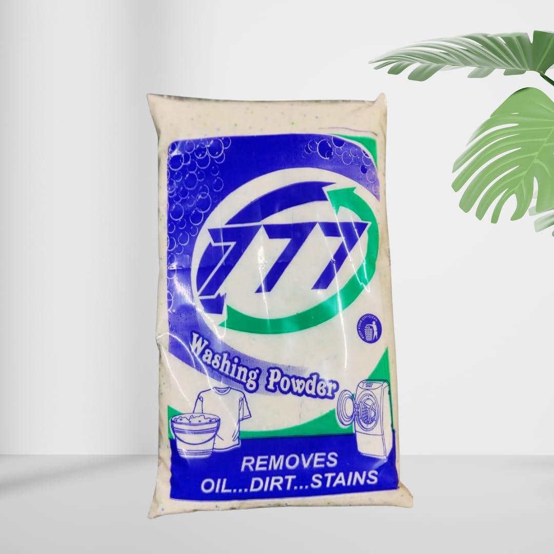 Asha 777 Detergent Washing Powder | White Detergent Powder, That Dissolves Easily & Removes Tough Stains