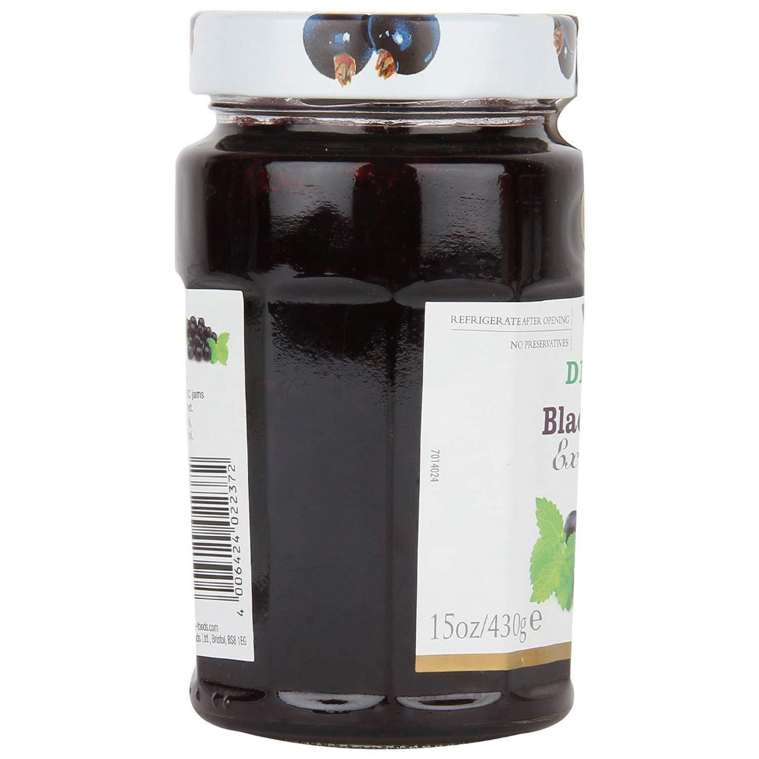 Stute Stute Blackcurrant Extra Jam, 430 g, Pack of 2