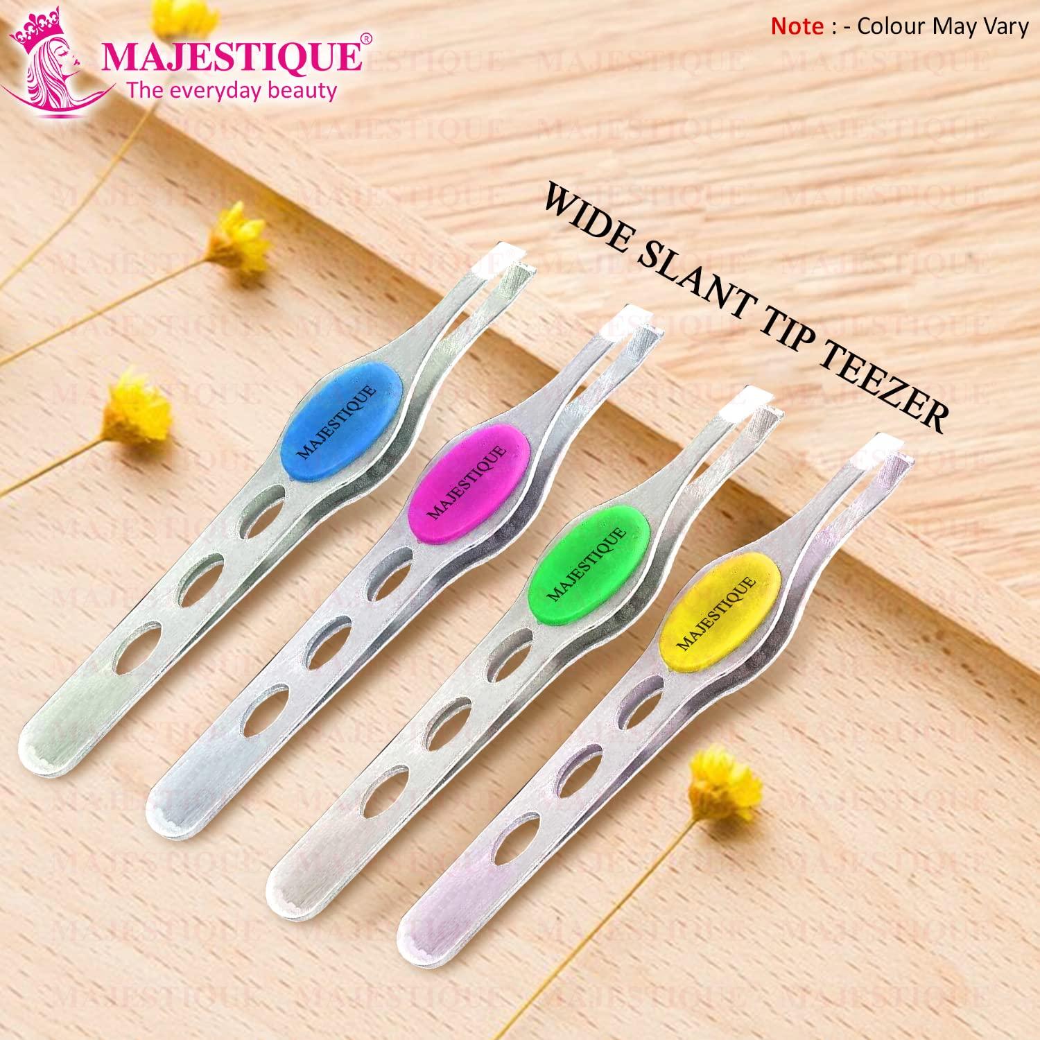MAJESTIQUE Majestiqeu Eyebrow Pluker Tweezers for Women and Men | Twiser Eyebrows | Twizzer Tools for Ingrown Hair and Splinters | Professional Facial Twizzer Tools for Eyebrows and Hair Plucker Removal, 1 pack