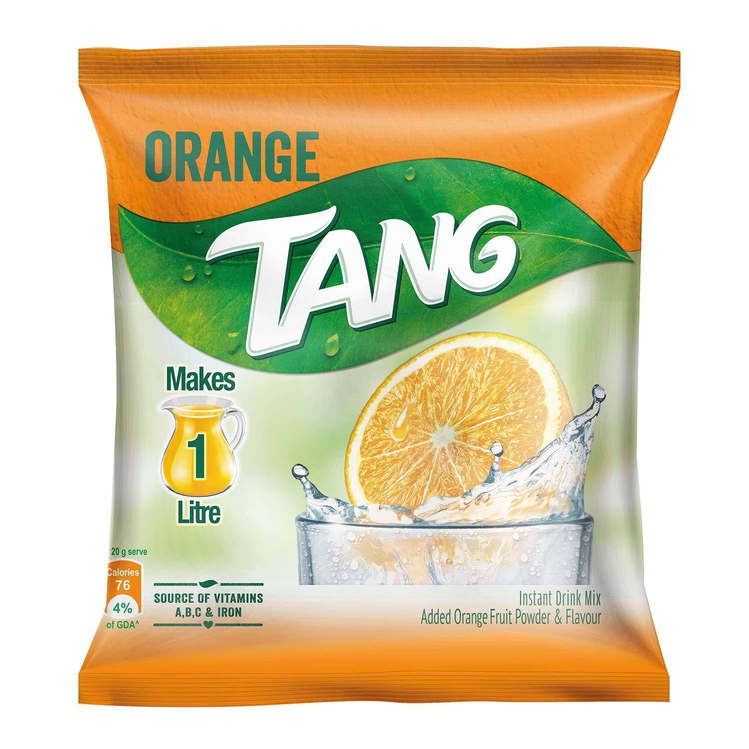 Tang Tang Orange Instant Drink Mix, 100g Pack