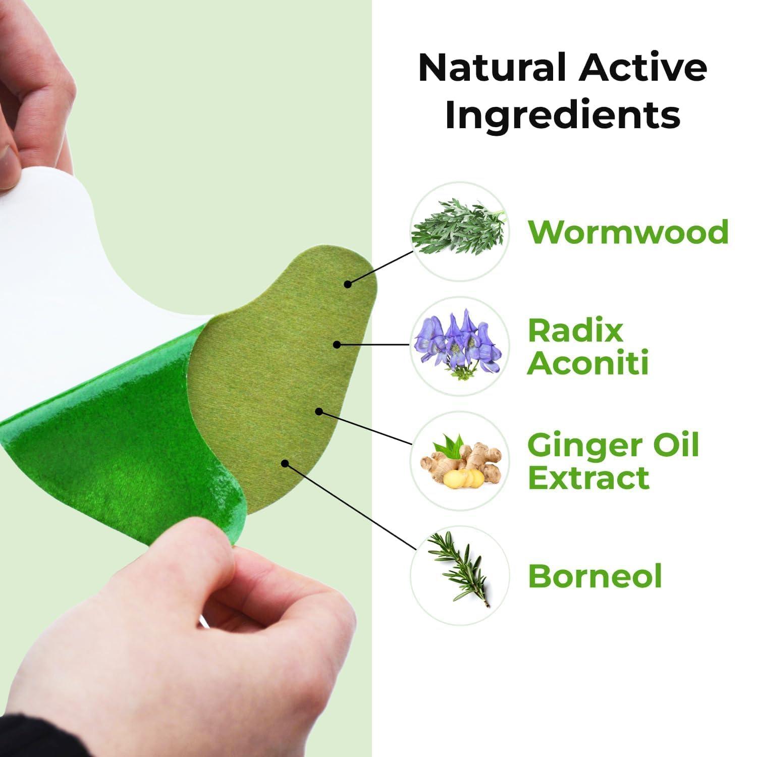 FI FIDROXIMPERIA PAIN RELIEF KNEE 20 PATCHES Herbal Knee Plaster Sticker Pain Relief and Inflammation Patches Joint Knee Relief Patches Kit Natural Wormwood Extract Sticker Knee Pain Relief Patches (Pack Of 20)