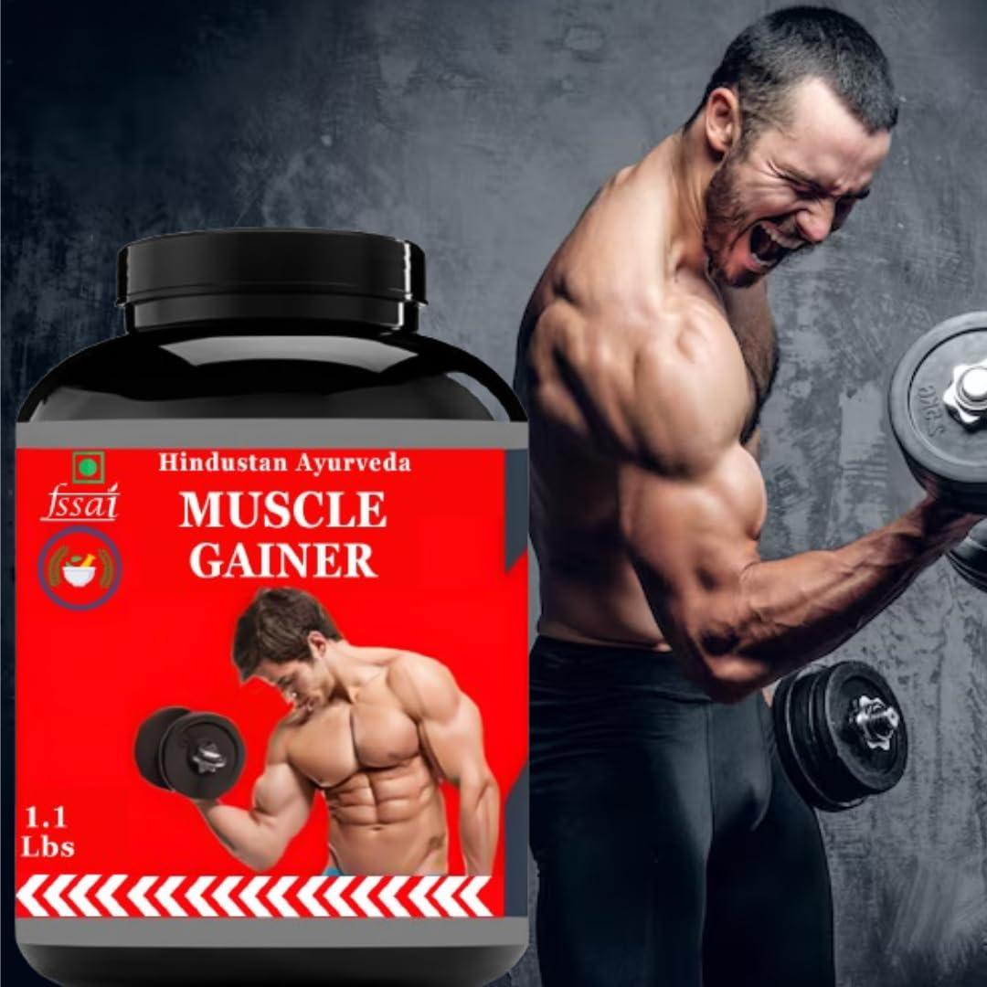 Generic Muscle Gainer Powder | High Protein High Calorie [Lean Weight Gainer Supplement] - Vanilla flavour -Pack of 1 |500g powder