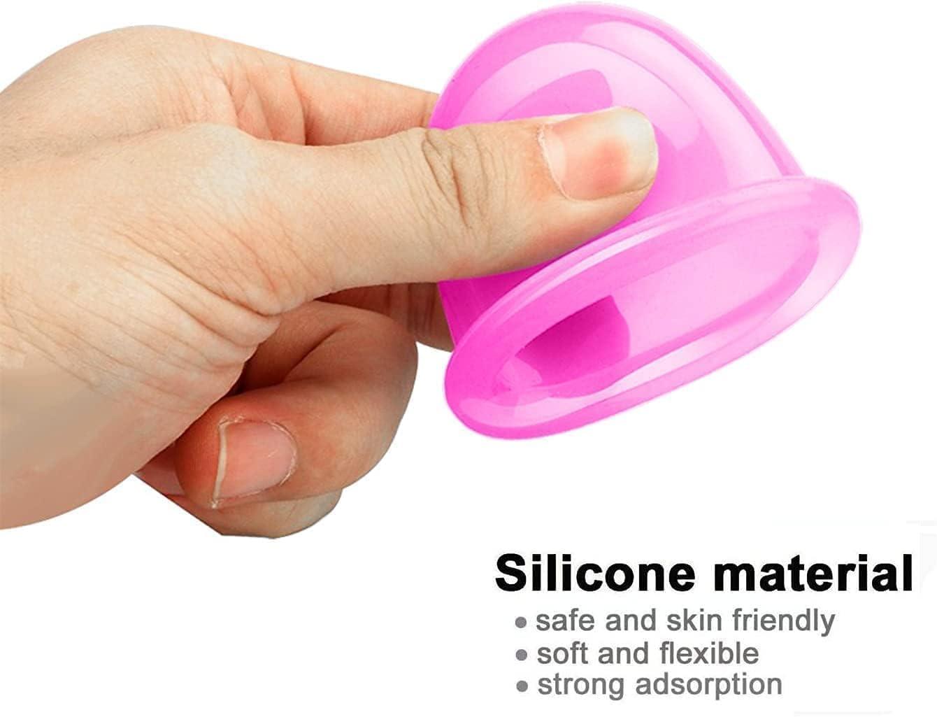 Bella Faccia Bella Faccia 7Set Cupping Therapy Set, Silicone Anti Cellulite Cup, Vacuum Suction Massage Cups, Facial Cupping Sets, Body And Face Massager For Adult & Home Use