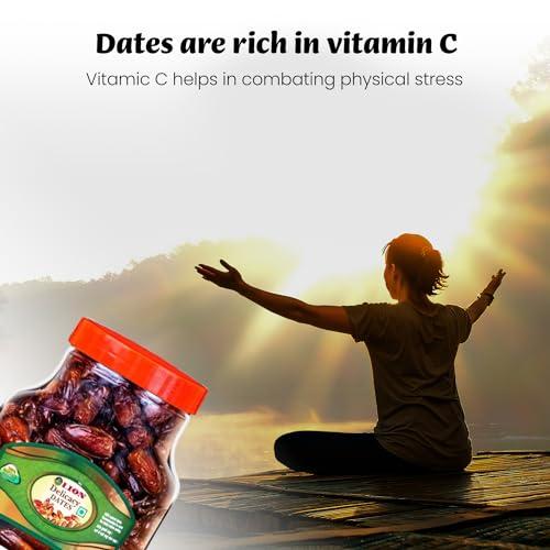 Lion Dates Lion Delicacy Dates 2kg | Deglet Noor dates | Saudi Arabia Dates | khajoor or khajur dry fruits | Healthy & Nutritious Snack