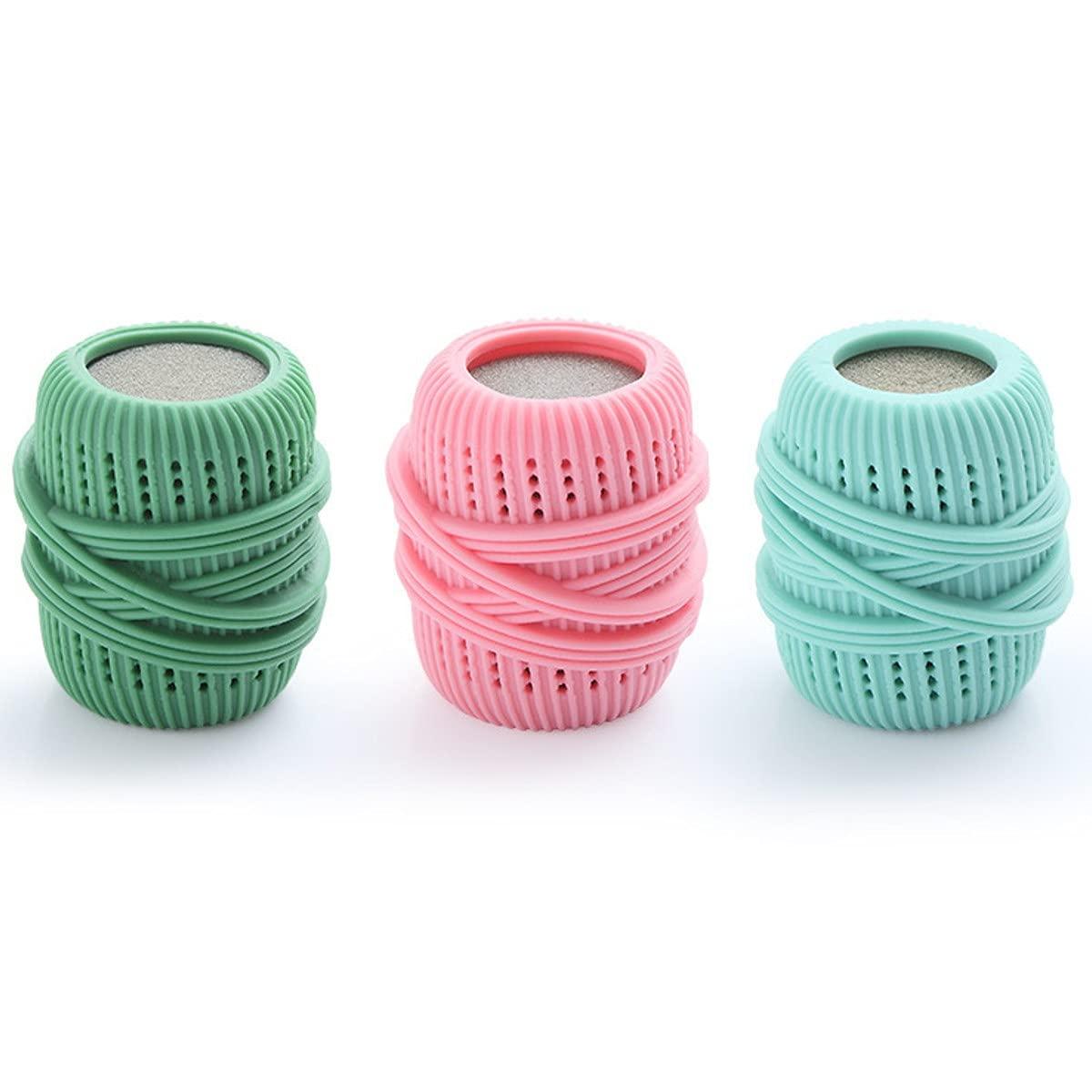 TOMATUS TOMATUS 3 PCS Laundry Balls Premium Soft Washer Ball, Laundry Washing Balls, Anti-entanglement Anti-knotting Strong Decontamination Laundry Ball, Washing Machine Clothing Cleaning Ball (MIX)