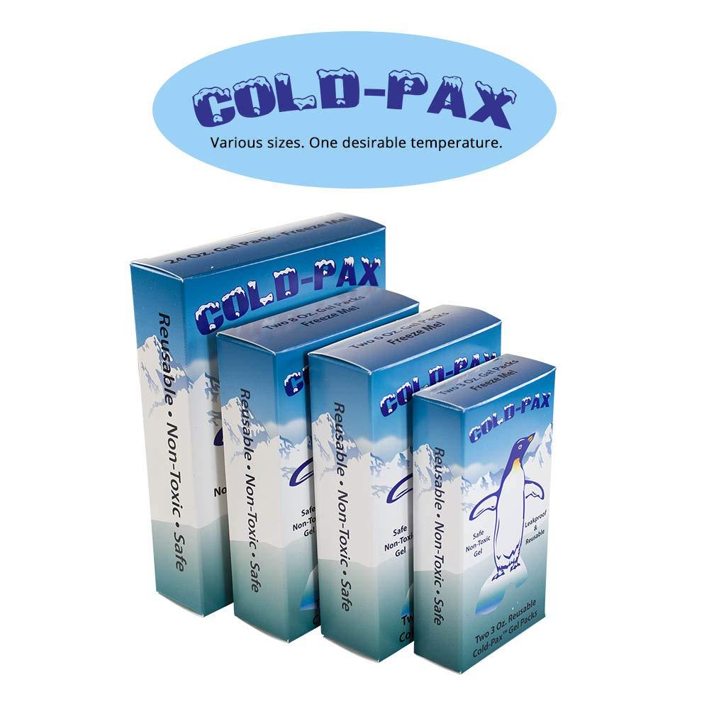 COLD-PAX Medport Travel Organizer 2 Replacement 6 oz Cold Packs Size: 4\" X 6\" X 3/4\"