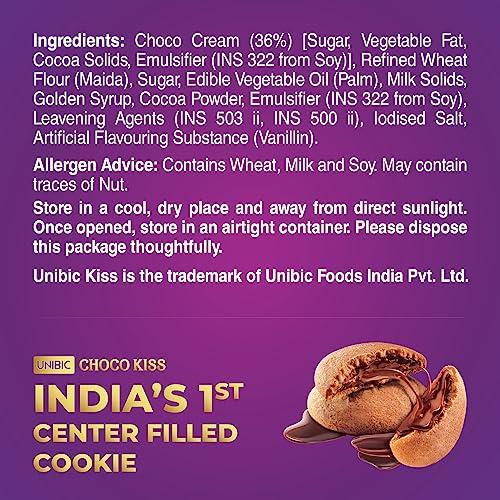 Unibic Foods India Pvt Unibic Choco Kiss | Limited Edition Choco filled Cookies | Valentine\'s Delight | Perfect Valentine\'s Gift | 500gram|Chocolate