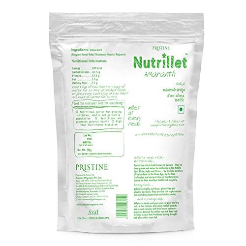 Pristine PRISTINE Nutrillet Healthy Amaranth Millet Pouch, 500 g (Pack of 3)
