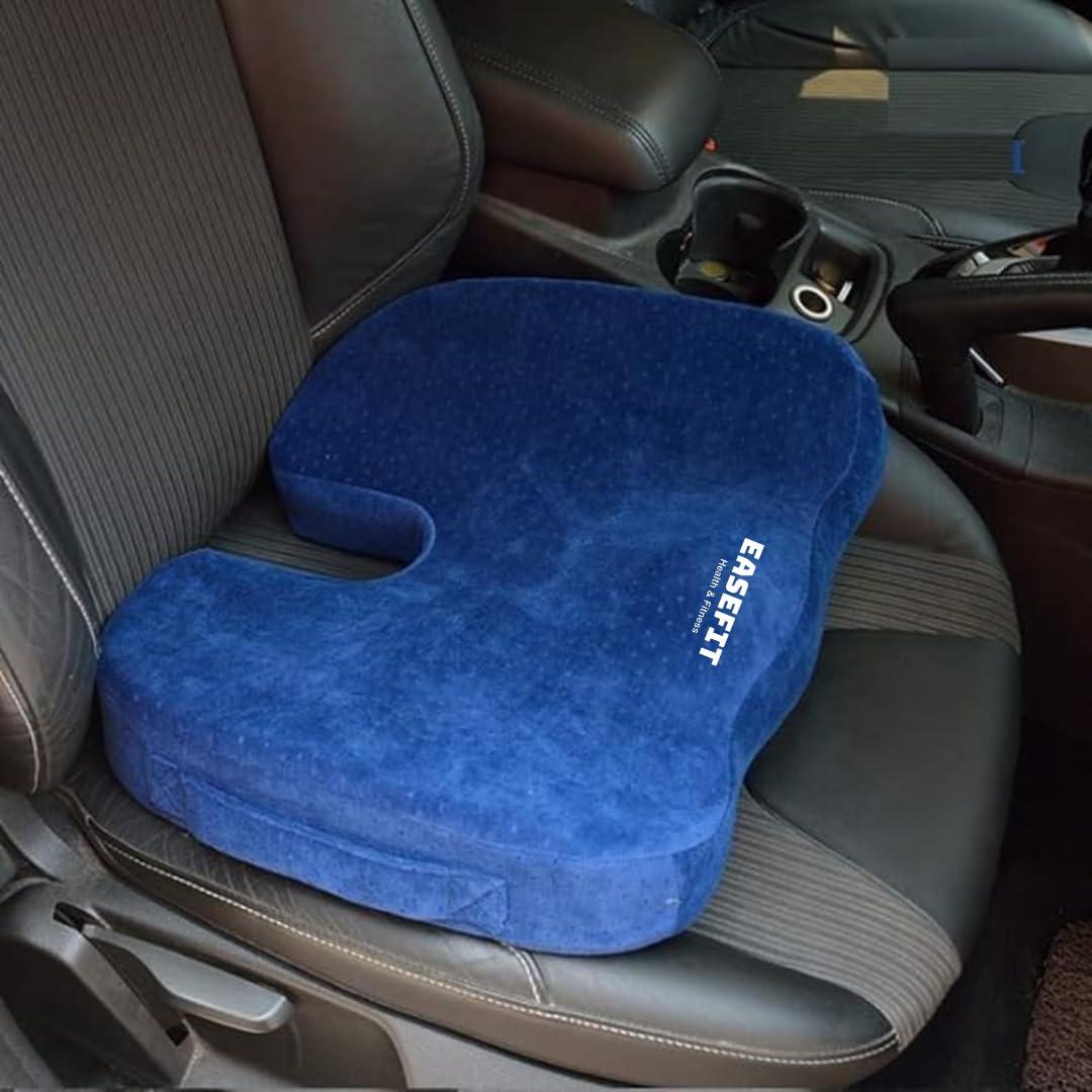 EASEFIT EASEFIT Orthopedic Coccyx Cushion Tailbone Support & Sciatica Pain Relief Hip Support Tailbone Pain Relief,Coccyx Seat Cushion (Blue, Pu Moulded Foam)