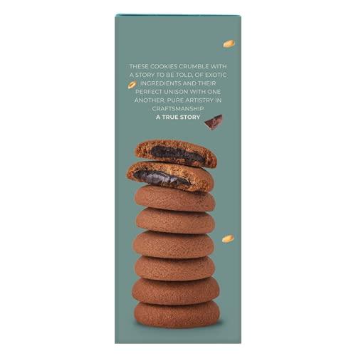 SMOOR SMOOR Premium Center-Fill Choco Cookies | Gooey Choco Filled Cookie Biscuits | Tasty & Crunchy | Perfect for Gifting & Snacking | 75gm x 2