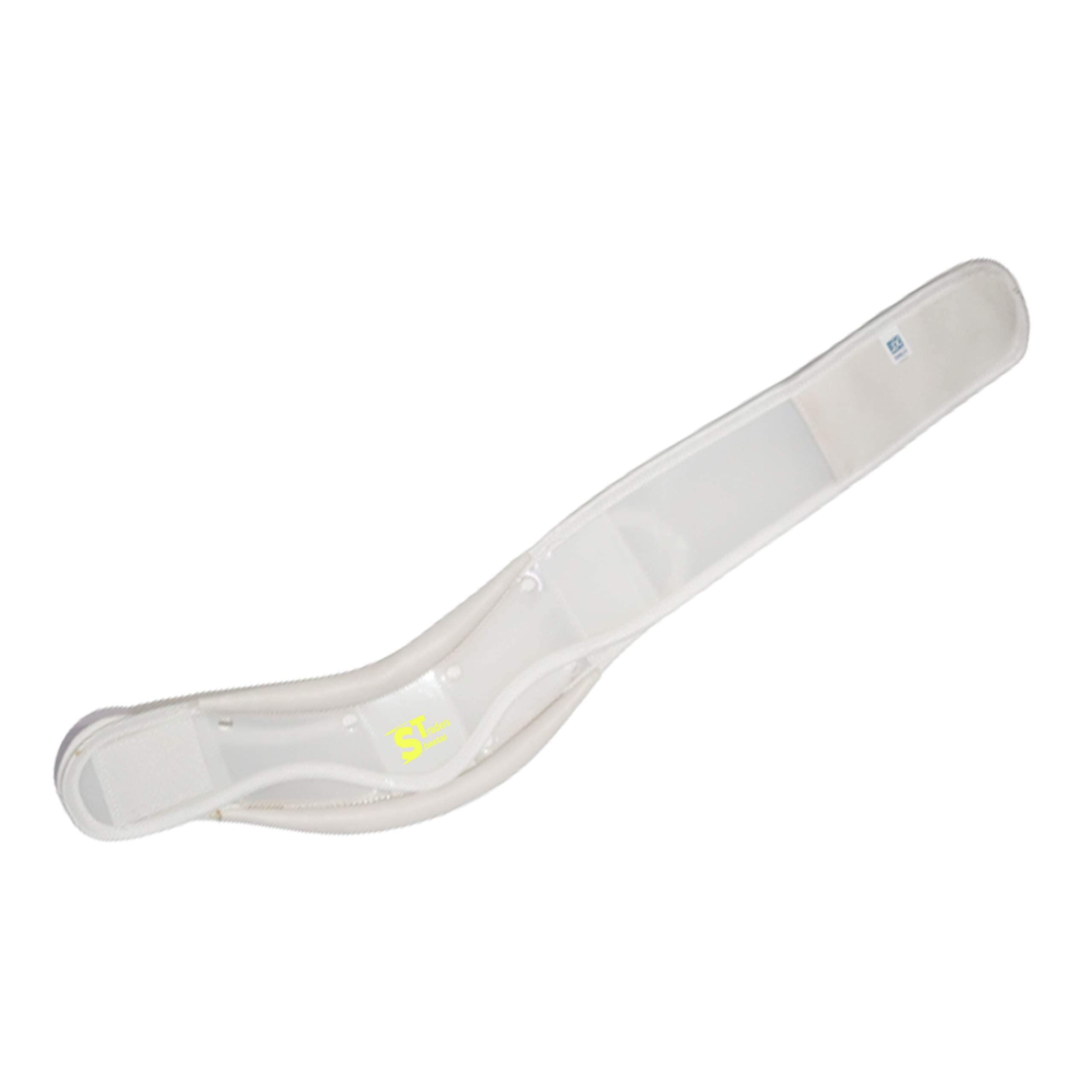 Sheetal Traders Sheetal Traders Hard Cervical Collar Adjustable For neck pain neck support for pain relief men and women (Colour White) Small