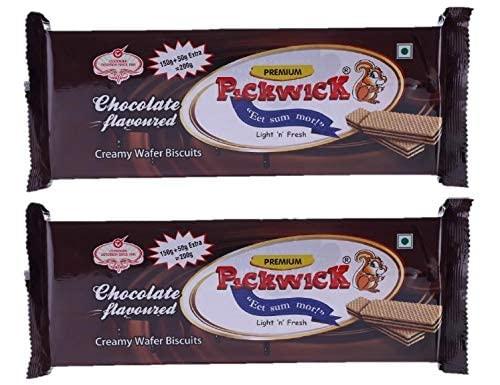 PICKWICK PICKWICK Chocolate Flavoured Wafer Biscuits-Combo Pack (200gm x 3)
