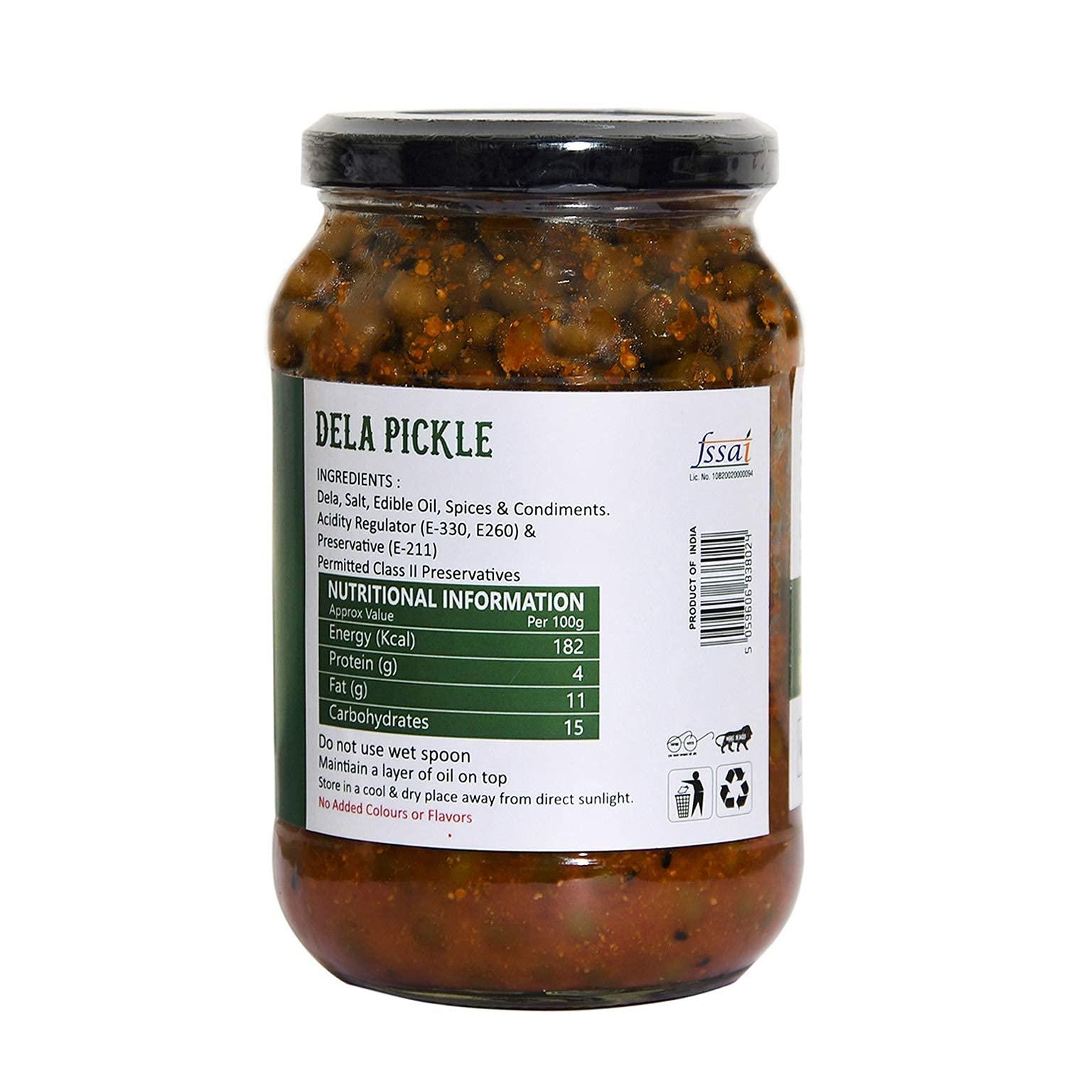 URBAN ORGANIX FOODS URBAN ORGANIX FOODS Dela Pickle Home Made Organic King of Good Health Teet Ker ka Achar for Good Health Less Oily More Healthy 500 GM