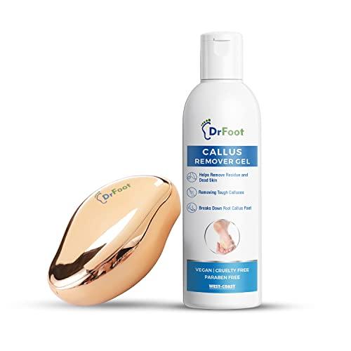 Dr Foot Callus Remover Gel Helps to remove Calluses and Corns also helps  for Dry, Cracked skin with the Goodness of Urea, Tea Tree Oil, Coconut Oil,  Aloe Vera Gel - 100ml 