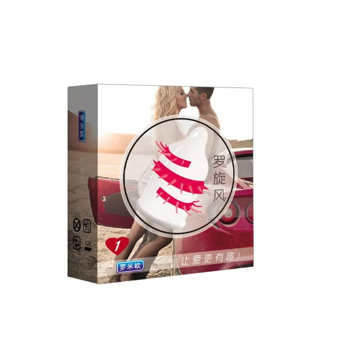 OSQUI OSQUI Extra Long Dotted Time Delay Climax Control Stimulate Love Spike Condoms For men (Pack Of 3 pcs)