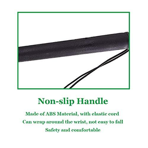 Mybow Mybow Folding Blind Walking Stick White Cane for The Blind Person Mobility Guide Cane Reflective Red - 49 inch Collapsible Aluminum Canes Equipment for Blind People and Vision Impaired