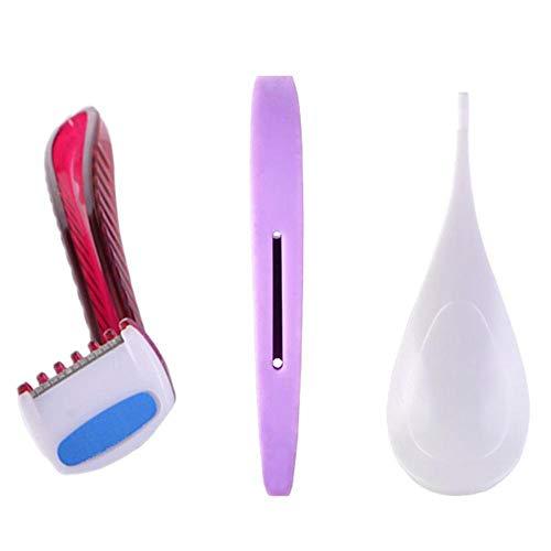 Crazy-Store Crazy-Store Women Bikini Dedicated Privates Shaving Stencil Female Pubic Hair Razor (02