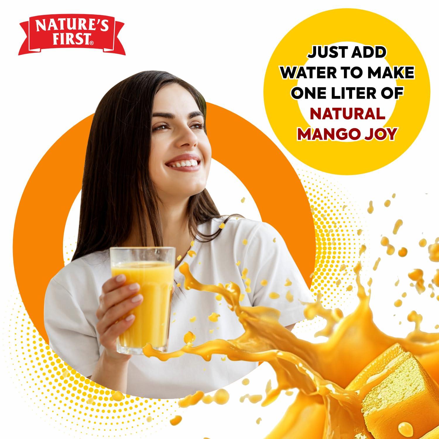 NATURE'S FIRST Nature\'s First Totapuri Mango Pulp 100 Grams (Pack of 24), with Pure Mango Goodness, Natural Sweet Flavor for Dessert, Shakes, Lassi, Smoothies, Fruit Juice