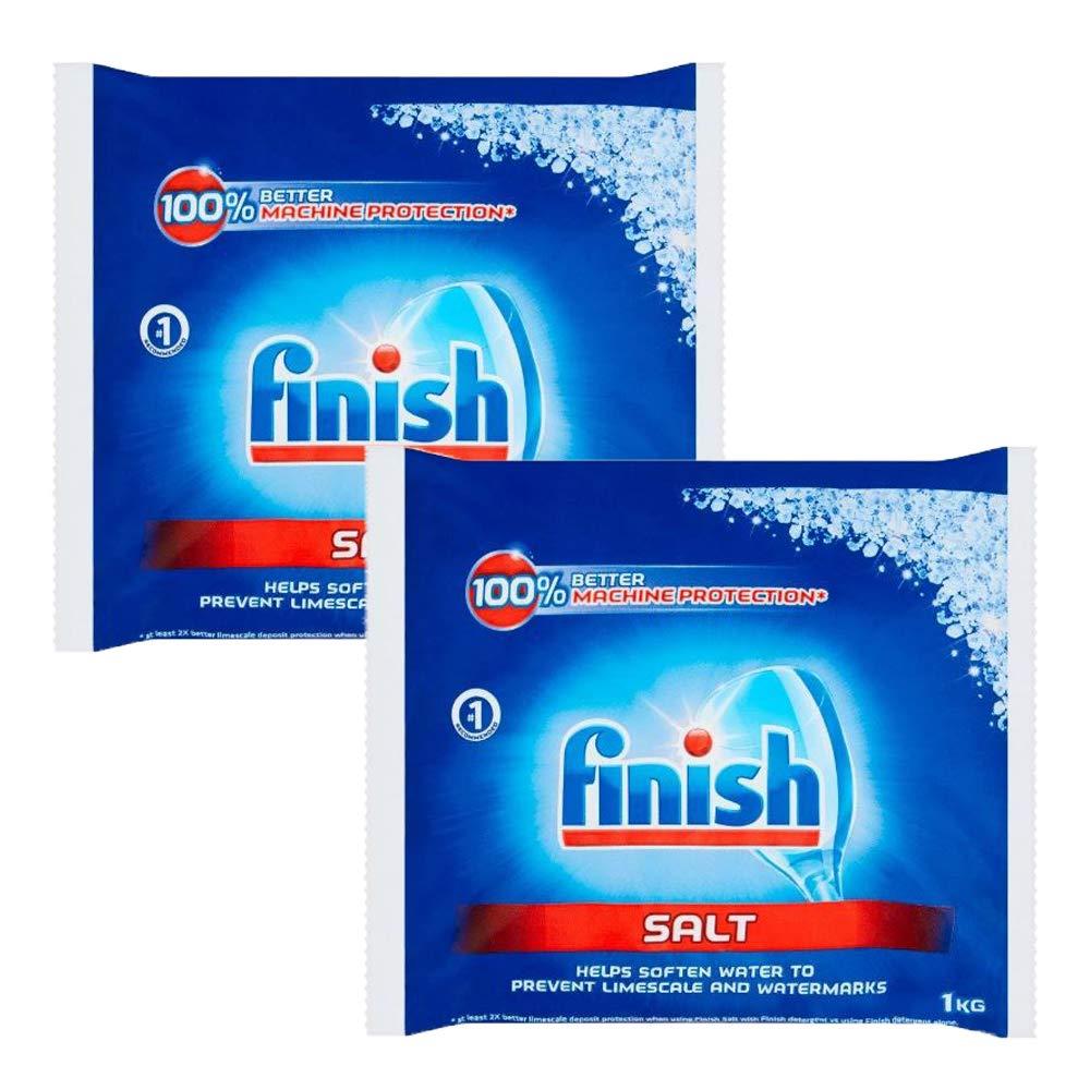 Finish Finish Dishwasher Salt 1 Kg Pack Of 2