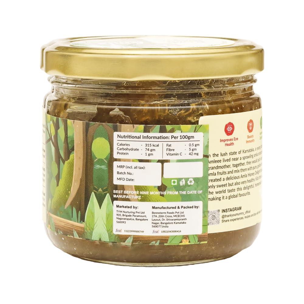 Thank You Mummy Thank You Mummy Amla & Honey Delight - Amla Murabba (350g - Pack of 2) | Amla Jam | Healthy Bread Spread | Vitamin C, Immunity Booster
