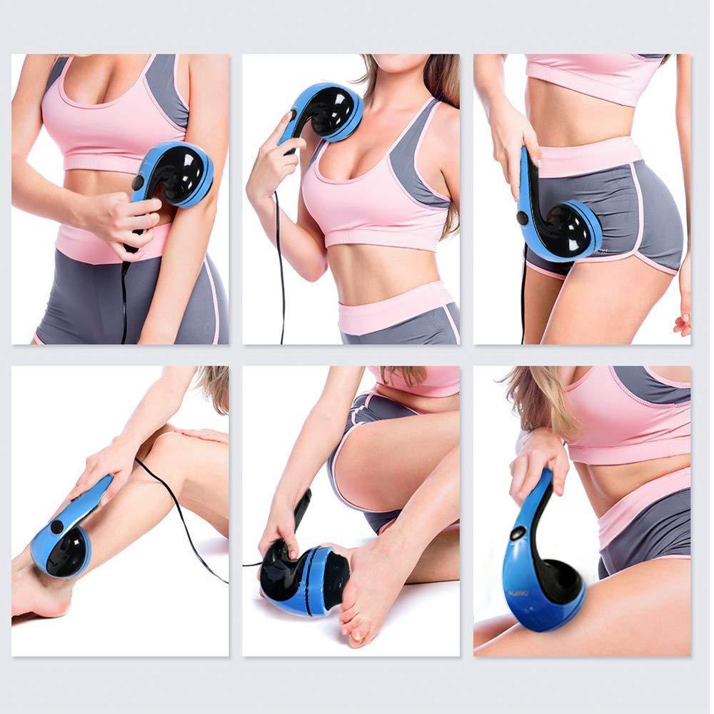 AGARO AGARO REGAL Electric Handheld Full Body Massager with 8 Massage Heads and Variable Speed Settings for Pain Relief and Relaxation, Back, Leg & Foot.