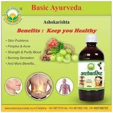 BASIC AYURVEDA BASIC AYURVEDA Ashokarishta Syrup 450ml Pack Of 3 |