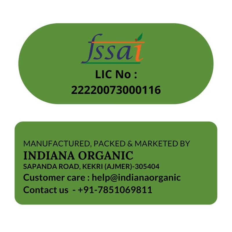 INDIANA ORGANIC Indiana Organic Bura Sugar, Tagar Powder, Jaipur style Authentic bUra - 400 Grams