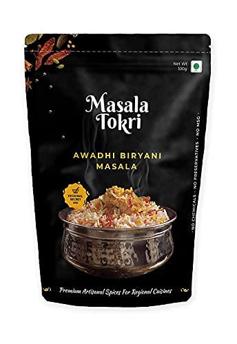 MASALA TOKRI Masala Tokri - Pindi Chole Masala, Kitchen King Masala, Awadhi Biryani Masala & Mumbai Pav Bhaji Masala 100gm (Pack of 4)