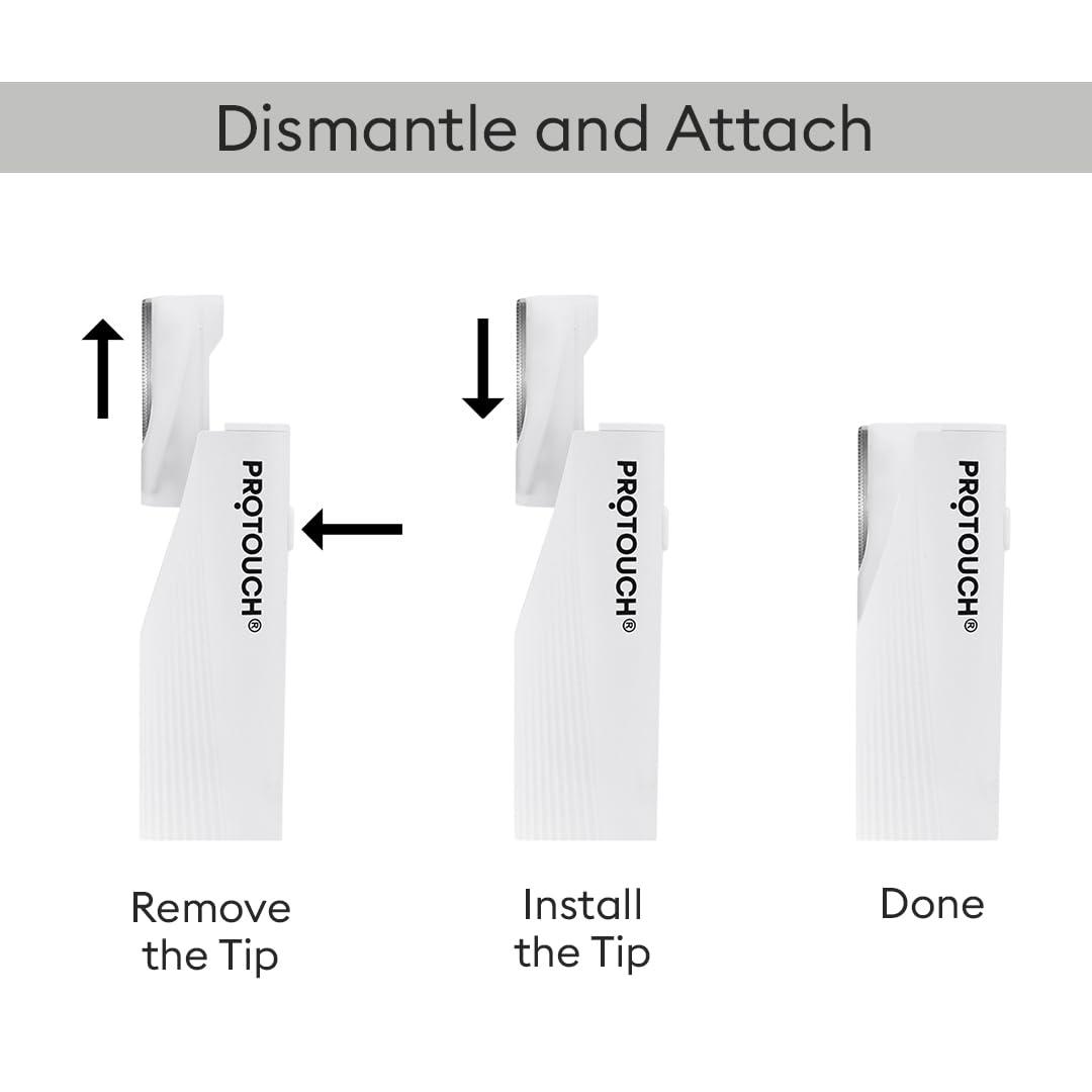 PROTOUCH Protouch Dermaplaning Attachments (Facial Hair Remover + Eyebrow Grooming)