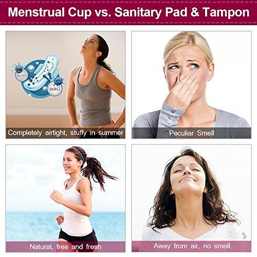 Bodybay Bodybay Menstrual Cup, Set of 2 Periods Kit with FDA Registered, Best Feminine Alternative Protection to Cloth Sanitary Napkins- Post Childbirth