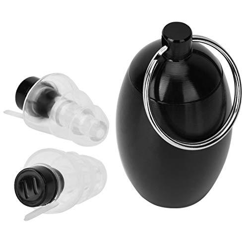 Dpofirs Earplugs, 27db Noice Reduction Rate Music Ear Plugs, High Fidelity for DJ Bars(black)