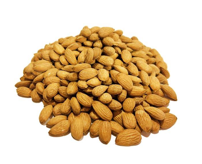 KASHMIR HARVEST HUB Kashmir Harvest Hub Pure Kashmiri Mamra Almonds - 400g | 100% Natural | Authentic | Organic | A++ Grade | Rich Oil Content (Pack of 1)