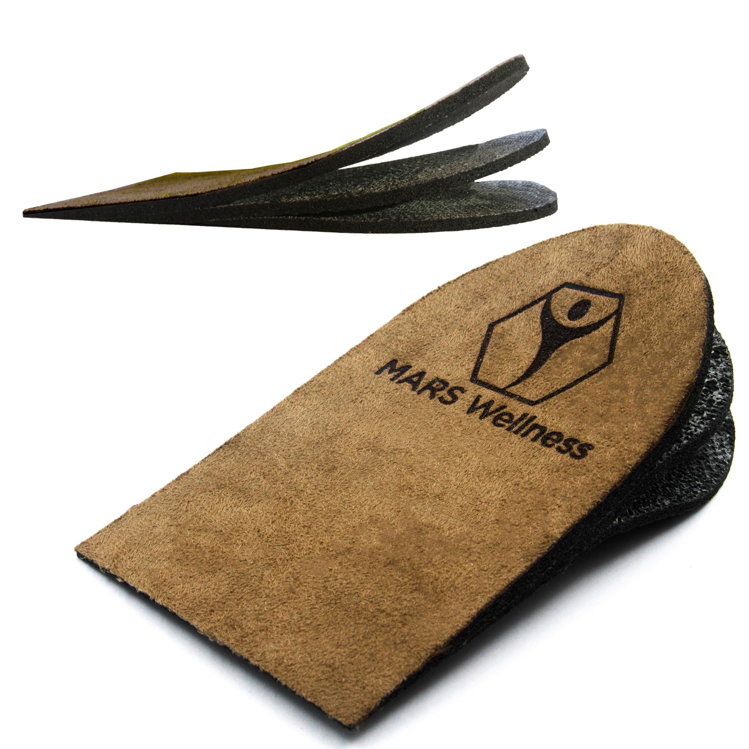 MARS Wellness Adjustable Orthopedic Heel Lift For Heel Pain and Leg Length Discrepancies - Medium