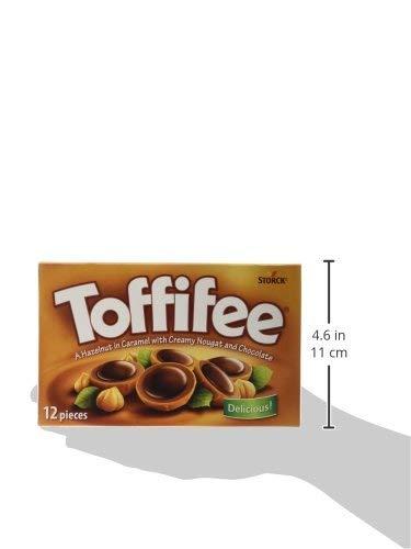 Toffifee Toffifee Storck Hazelnut In Caramel With Creamy Nougat And Chocolate (100Gram) Pack Of 12 Pieces
