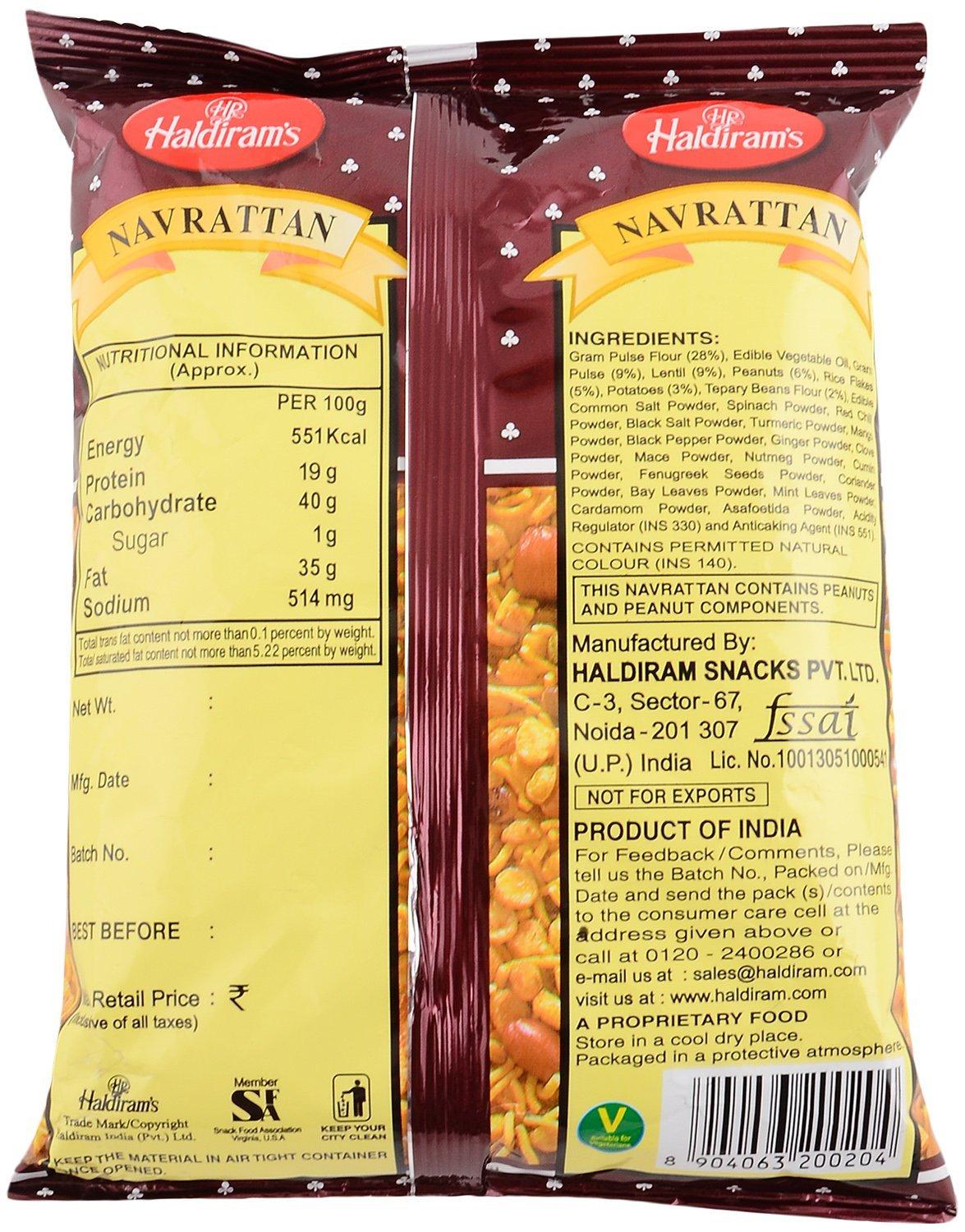 Haldiram\'s Haldiram Namkeen - Navrattan, 200g Pouch