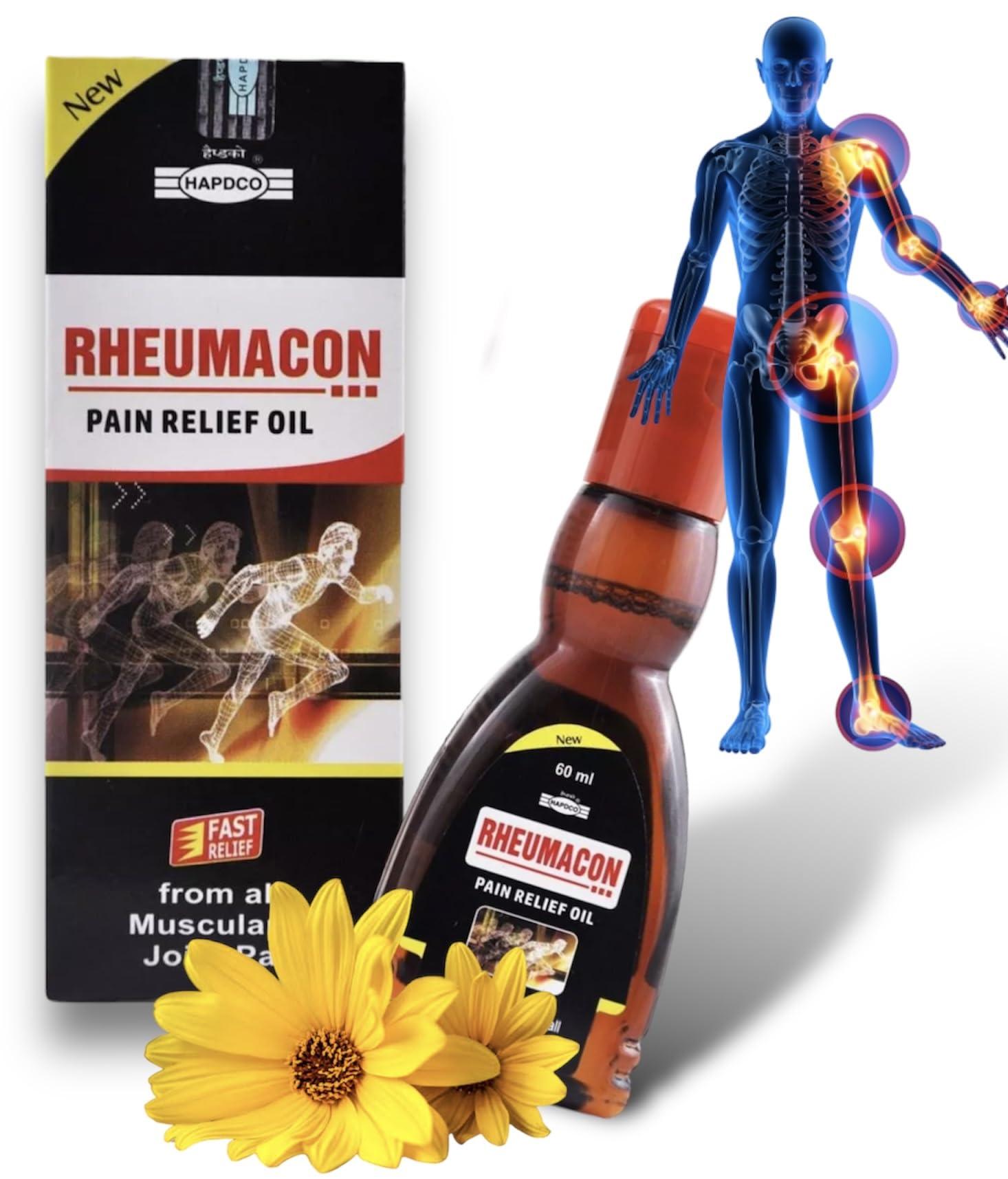 HOMOCOS HOMOCOS Rheumacon Pain Relief Oil 60Ml-Pack Of 1 Bottle