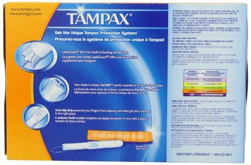 Tampax Tampax Cardboard Applicator Tampons, Super Plus Absorbency, 20 Count