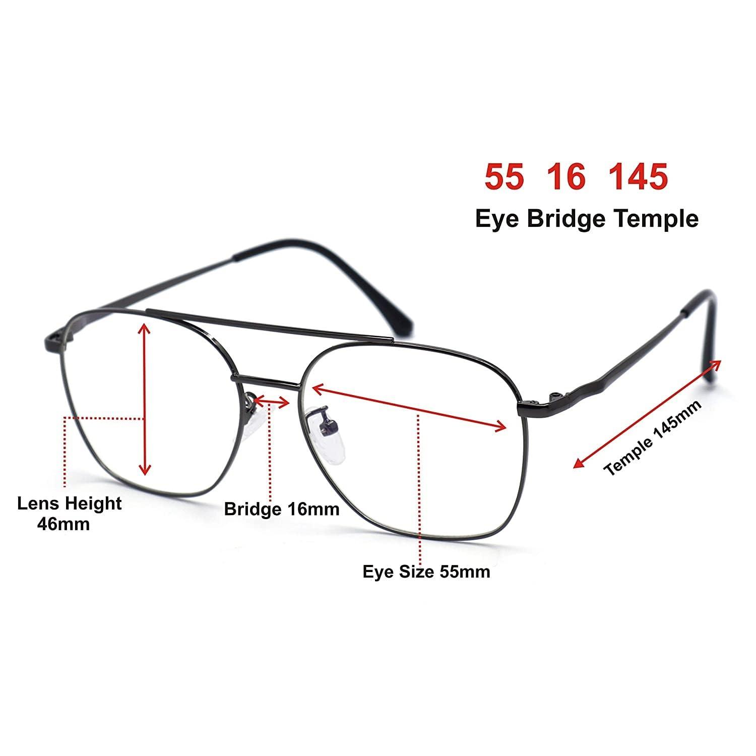 DESIZER DESIZER Desire Unisex Square Eyeglasses Reading Zero Power Blue Light Blocking Computer Eye Protection Glasses Anti Blue Ray Eyewear