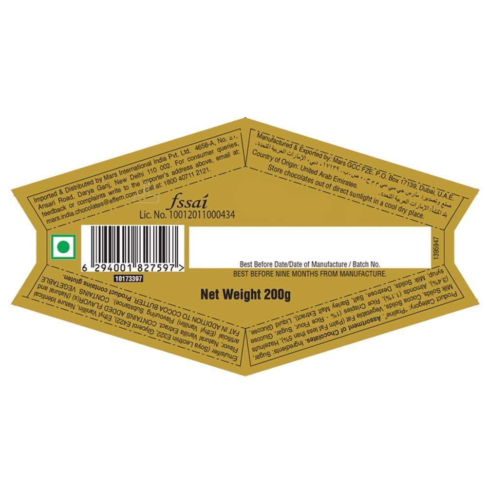 Generic Galaxy Jewels Chocolates Box individually wrapped Assorted Chocolates 200g