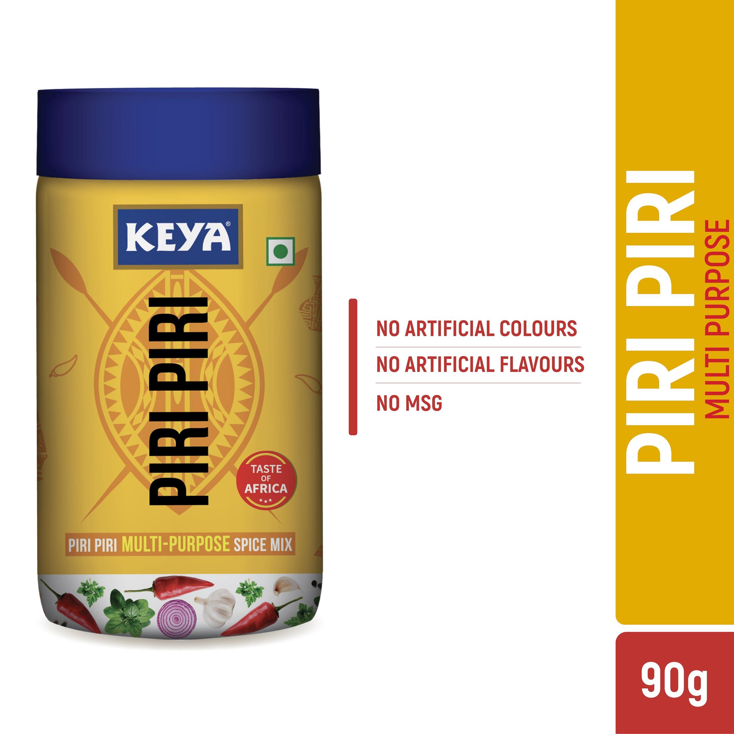 KEYA Keya Piri Piri | Exotic Spices Mix 80gm, Pack 2