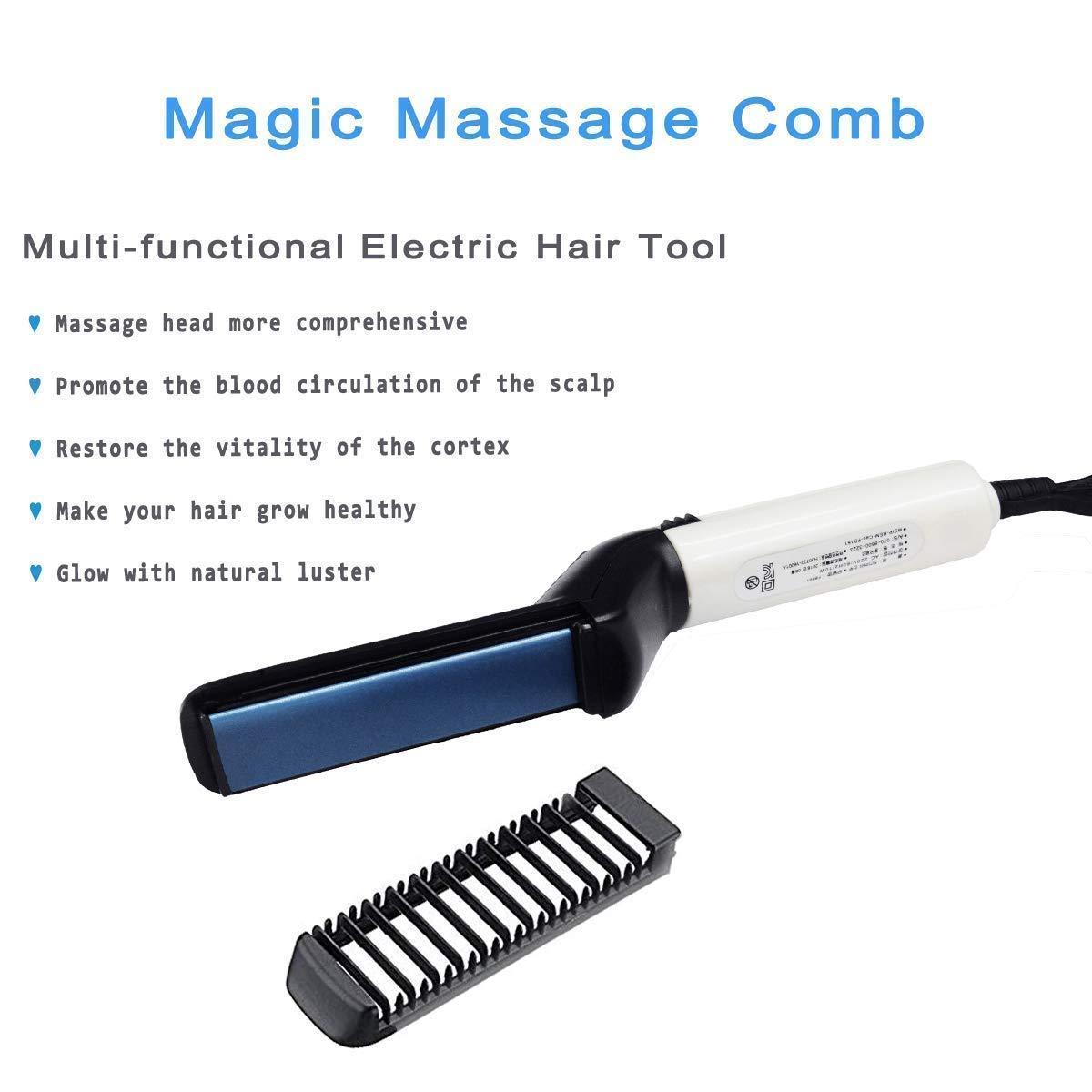 The Creative India The Creative India Beard Straightener Comb, Beard Straightening brush, Hair Straightening Comb For Man Quick Styling Comb,Curly Hair Straightening Comb,Side Hair Detangling