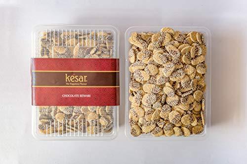 Dessert Drama Dessert Drama by Kesar Sweets Chocolate Rewari/Revri/Gud Rewri/Revdi (400 Gm) | Winter Chocolates Sweets | Gur ki Rewari (Sesame Seed & Jaggery) candy | Winter Season Sweets Pure & Healthy