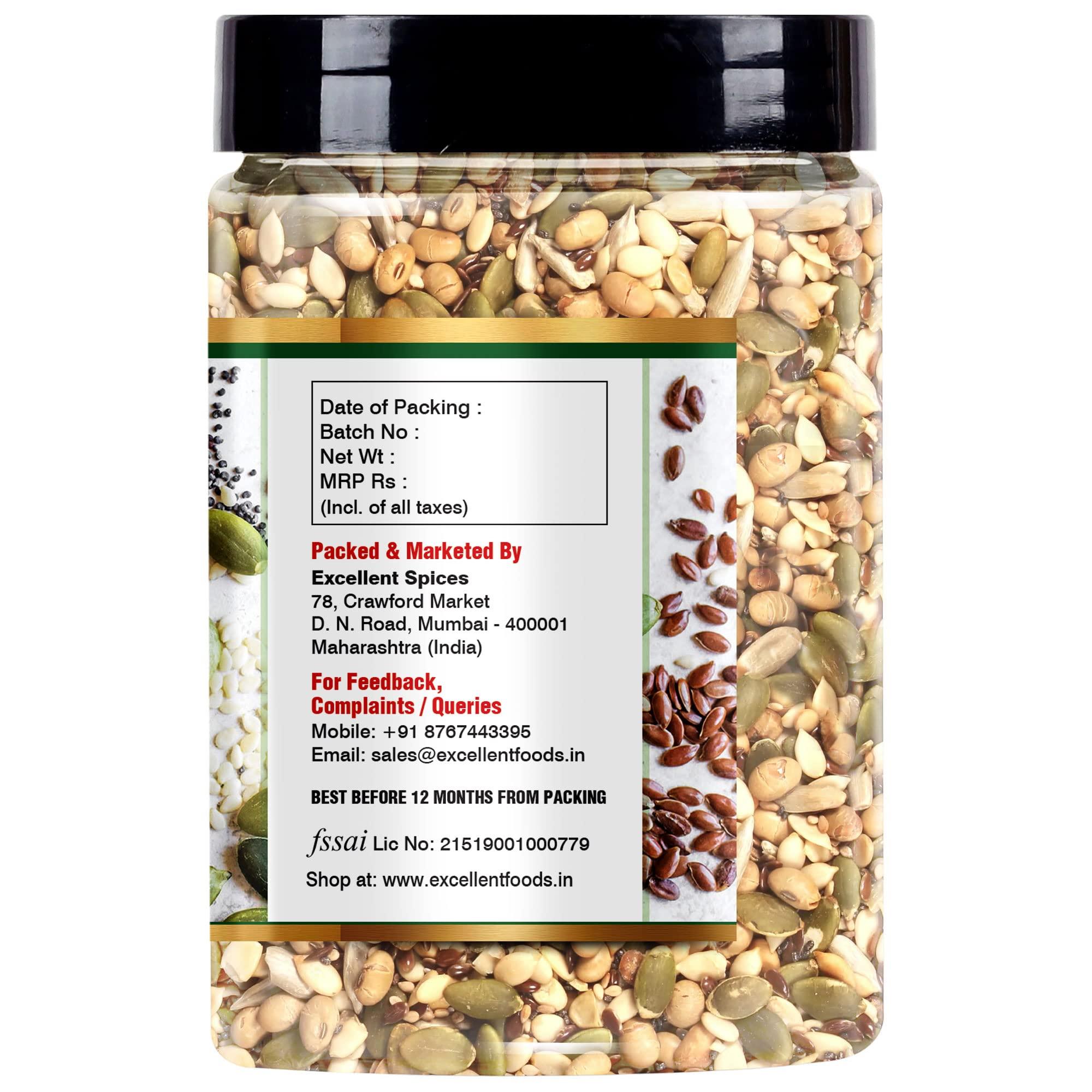 Generic EXCELLENT FOODS - 7 in 1 Super Seed Mix | Protein Boost Trail Mix 1Kg