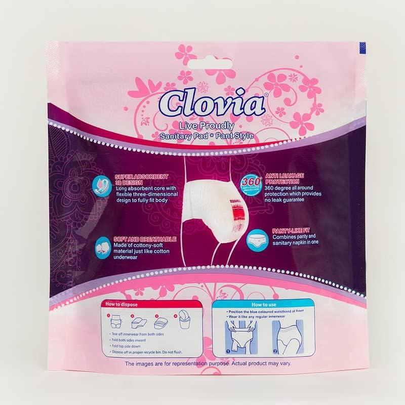 Clovia Clovia Women, Heavy Flow Disposable Period Panties For Sanitary Protection (Pack Of 10)