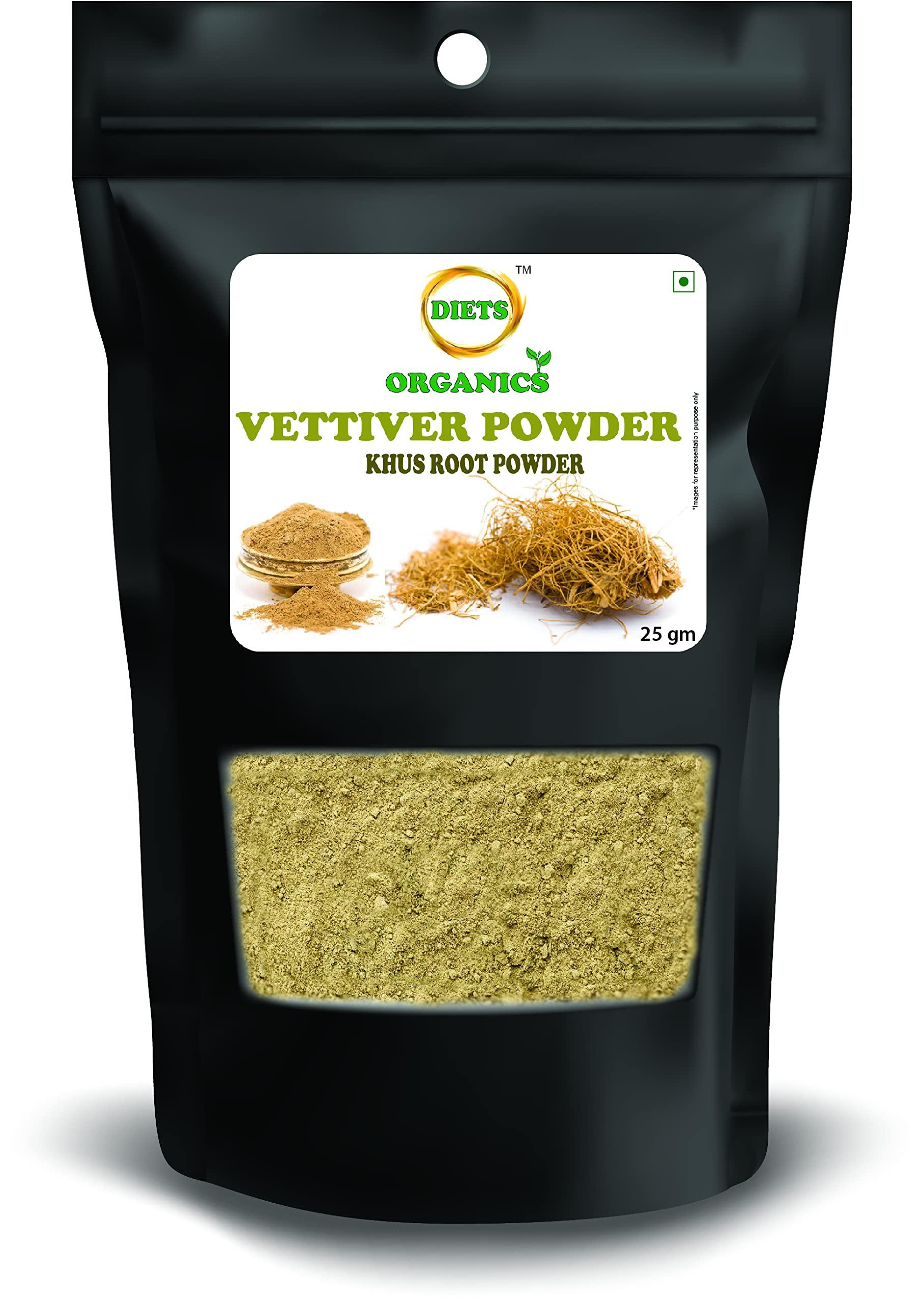 DIETS ORGANICS DIETS ORGANICS Vetiver Roots Powder-25 Gms (3)