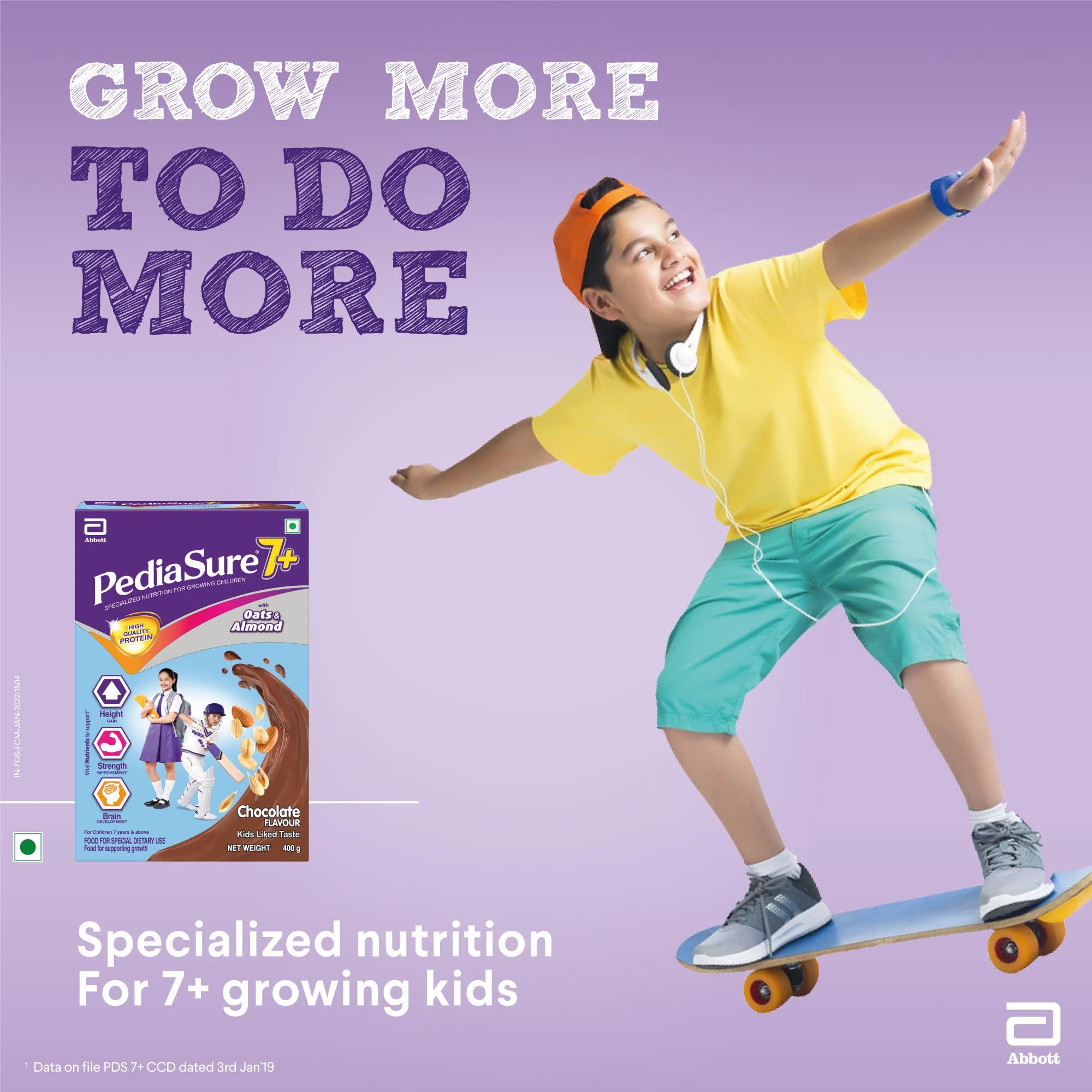 Pediasure Pediasure 7+ Specialized Nutrition Drink Powder for Growing Children Chocolate Flavour 800 gm