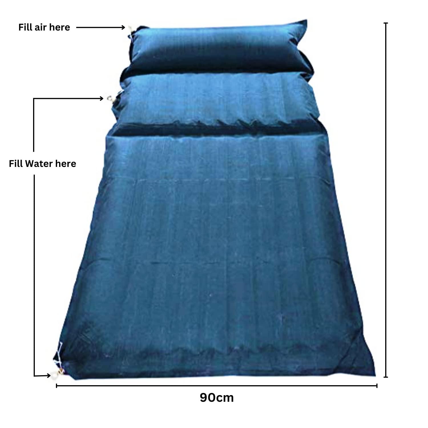 ARRPIT CARE ARRPIT CARE Polyvinyl Chloride Water Bed For Bed Sores Prevention For Bed Ridden Patient And In Long Term Hospitalization, Standard, Multicolored