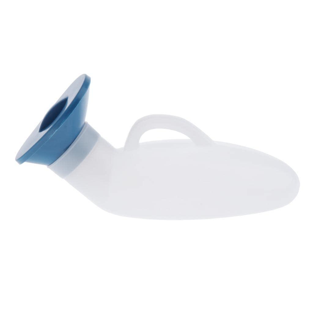 EXPORA EXPORA 800ml Long Trip Travel Urinal Bottle Male Pee Potty Urine Container Blue Lid