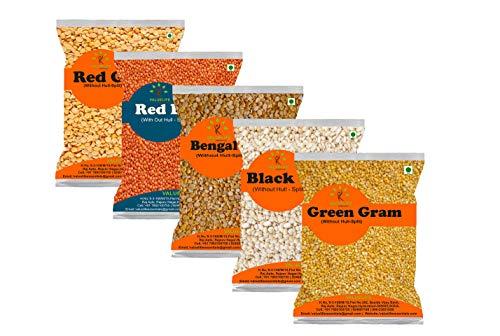 Value Life Valuelife Combo Dal Products 4990g - Toor Dal 1kg - Urad dal Whole (White) 1kg - Chana Dal 1kg - Moong Dal (Yellow) 1kg - Masoor Dal 1kg